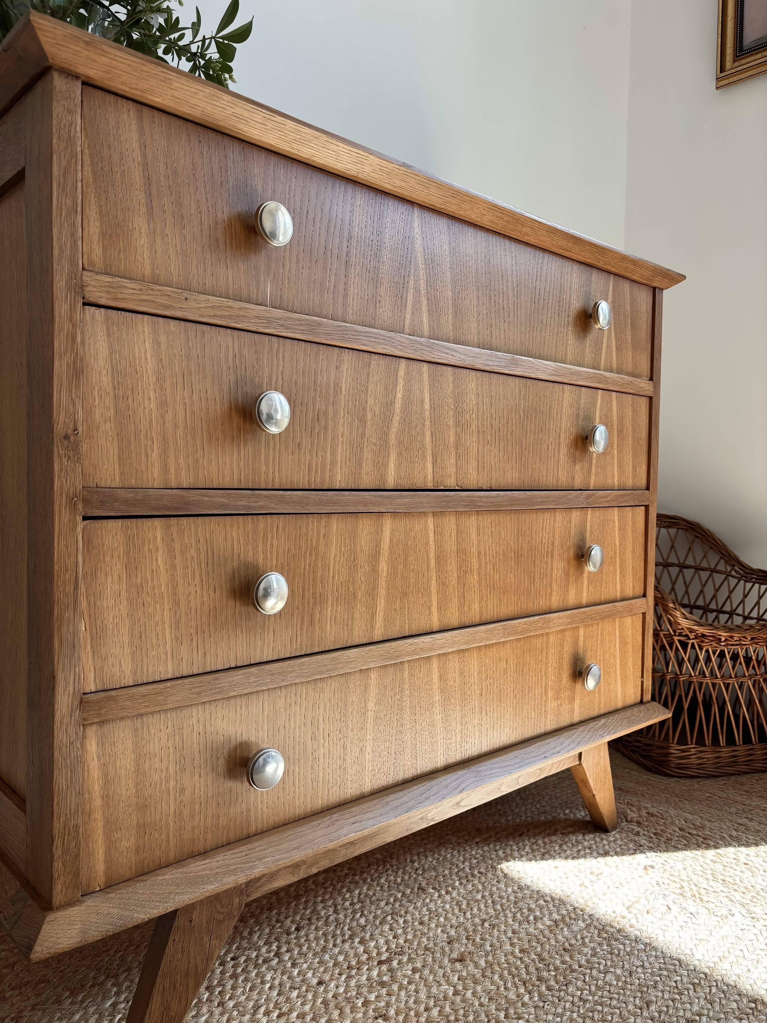 Vintage Scandinavian design commode from the 1950s.