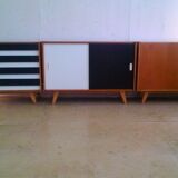 Chest of drawers in oak by Jiri Jiroutek for Interior Praha 1960 s