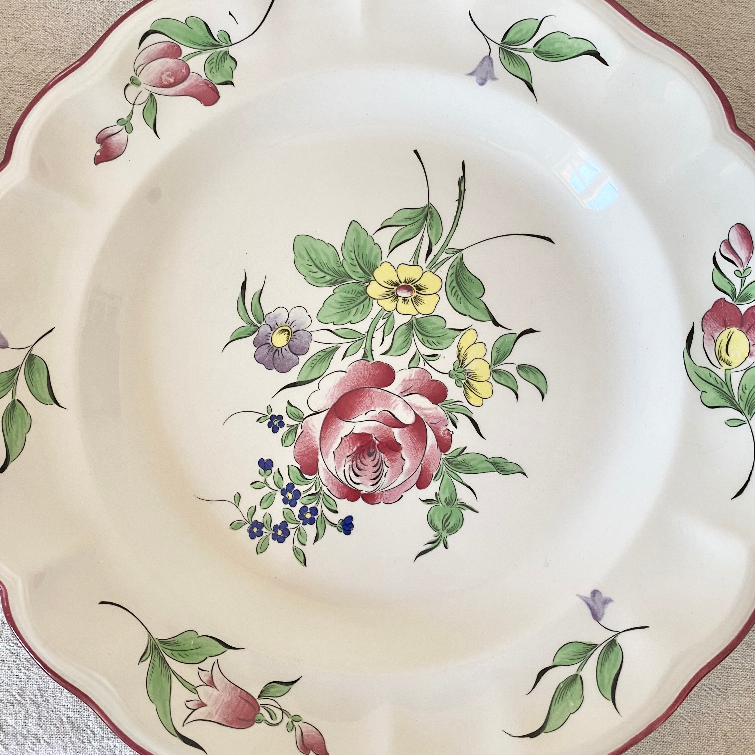 Presentation plates Lunéville (Lamppost)