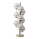 Nine-light floor lamp by Gino Sarfatti for Arteluce, 1960s.