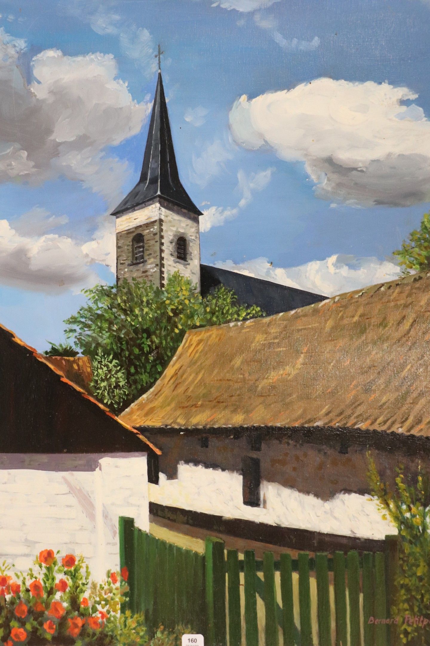 The signed oil bell tower