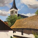 The signed oil bell tower