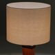 Italian mid-century teak table lamp
