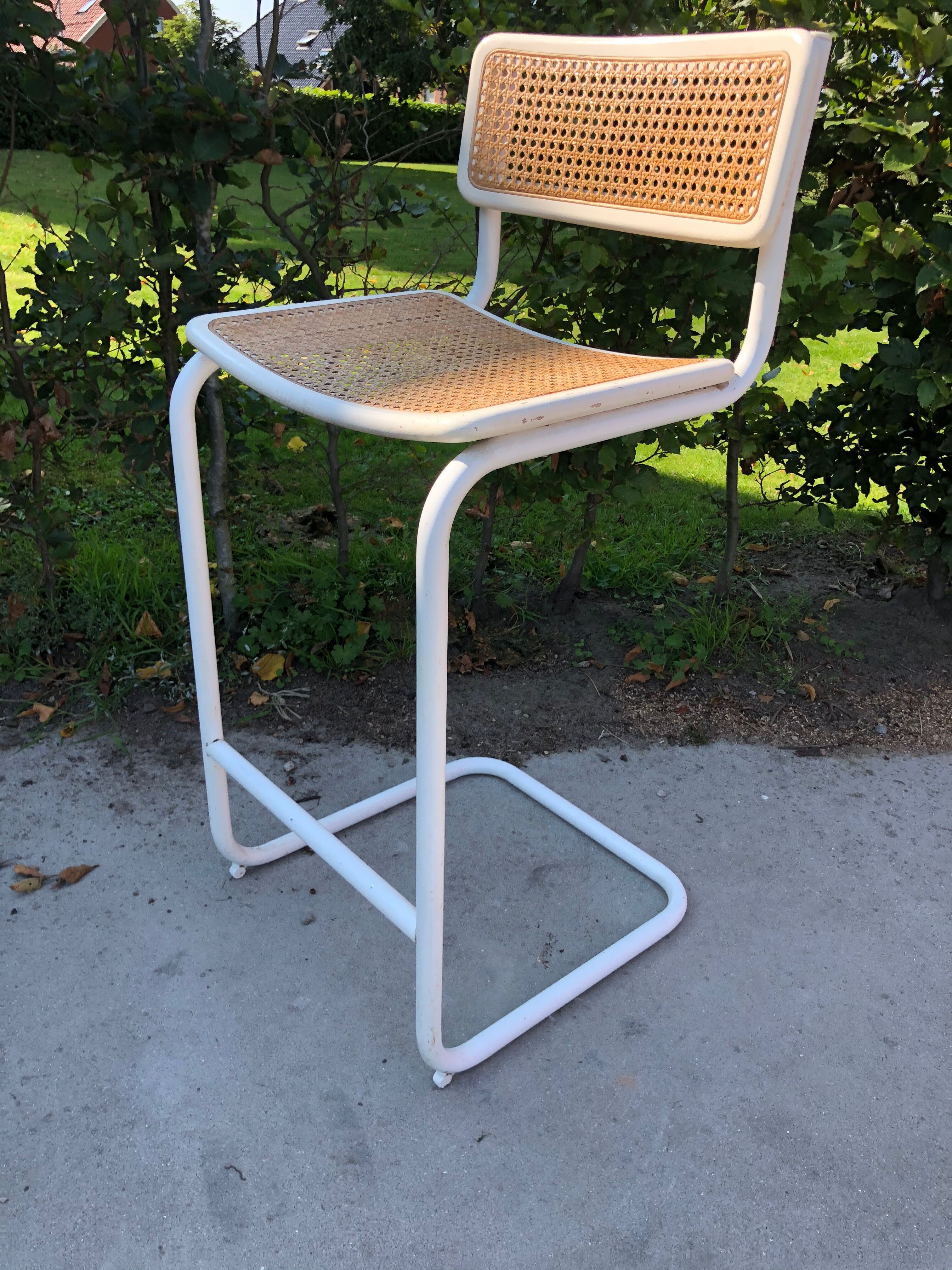 Vintage bar "Cesca" bar stool Marcel Breuer