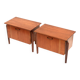 Two vintage bedside tables by Louis van Teeffelen for Wébé from the 1960s