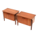 Two vintage bedside tables by Louis van Teeffelen for Wébé from the 1960s