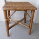 2 tables basses en rotin