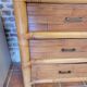 Commode bambou