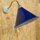 Vintage wall lamp in enamelled sheet metal