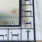 Artistic ironwork mirror, Frederick Weinberg