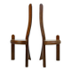 Chaises vintage faites à la main avec du bois courbé