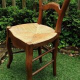 Louis Philippe chair in cherry wood circa 1900