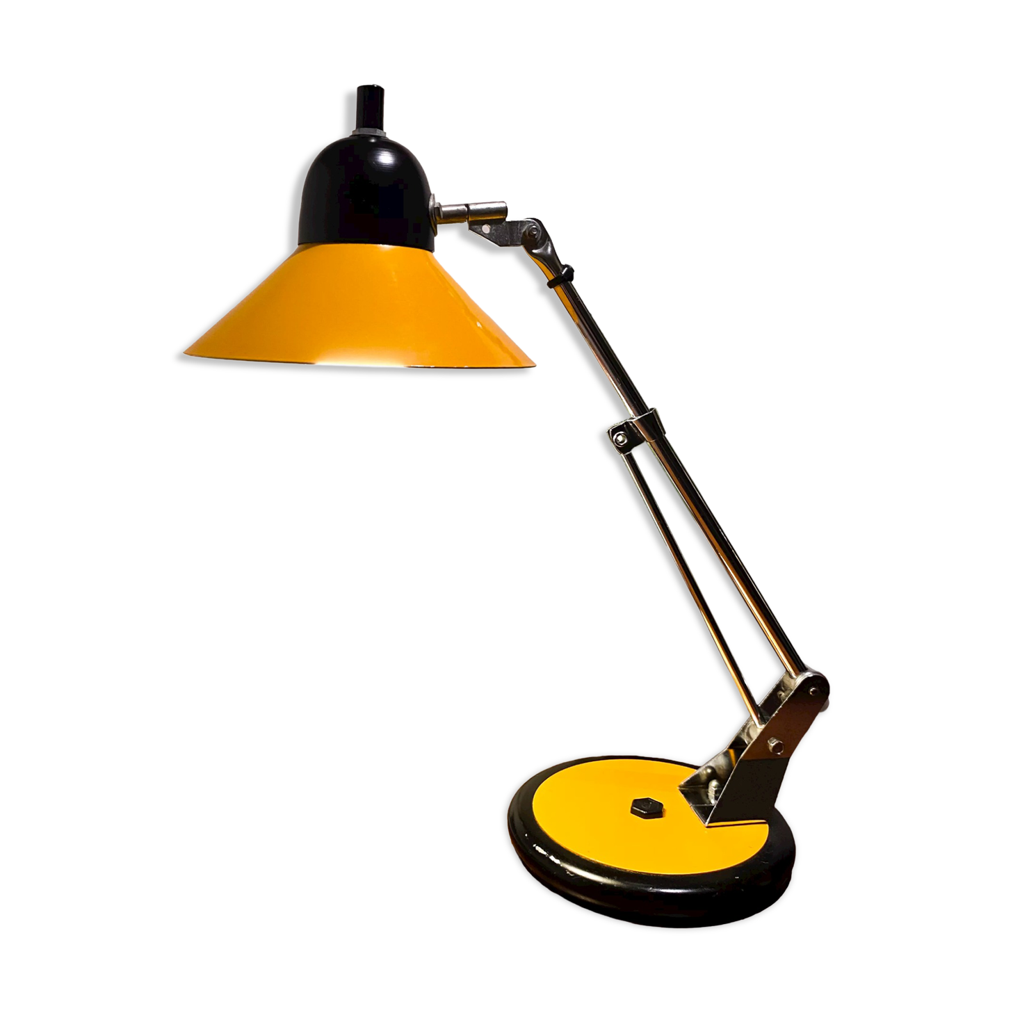 Lampe Aluminor vintage
