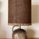 Vintage stoneware lamp