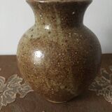 Stoneware vase signed Alain Blanchard
