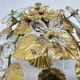Mid-century design banci style ceiling lamp crystal flower , 1970sMid-centu