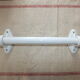 Large Art Deco towel bar in white porcelain