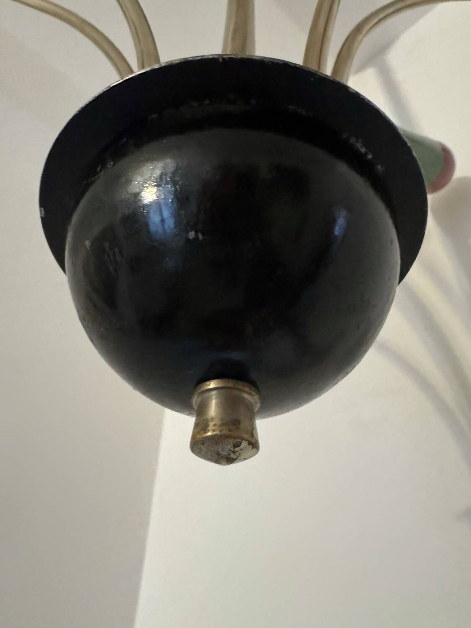 Multicoloured Sputnik chandelier from the 1960s.