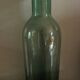 Bouteille, vase en verre vert