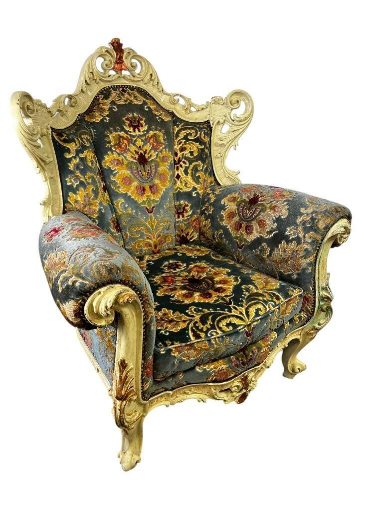Vintage baroque armchair / armchair / armchair