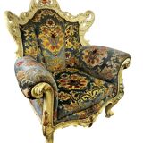 Vintage baroque armchair / armchair / armchair