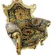 Fauteuil baroque vintage / fauteuil / fauteuil
