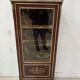 Louis XV style display cabinet in mahogany and bronze, 19th century.