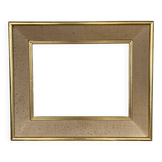 Frame in gilded wood and fabric 1950s/60s
