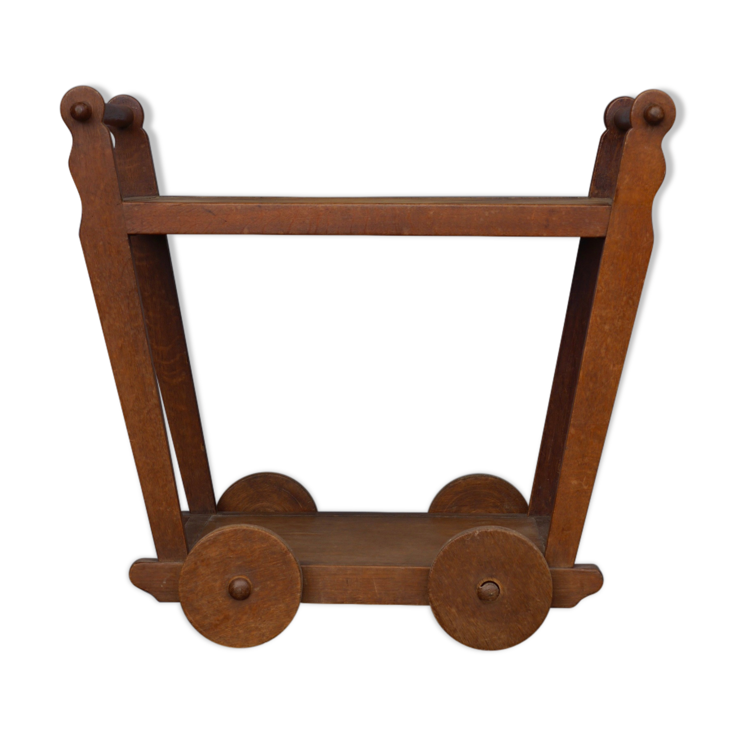 Dutch wooden tea trolley 1930s