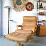 Wooden floor lamp 1960