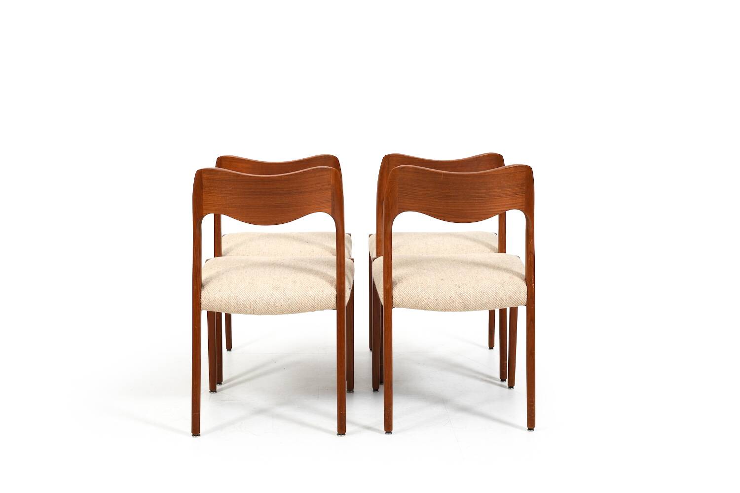 Set of Four Chairs by Niels Otto Møller Model No.71