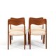 Set of Four Chairs by Niels Otto Møller Model No.71