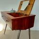 Scandinavian hairdresser in teak veneer - 1960s