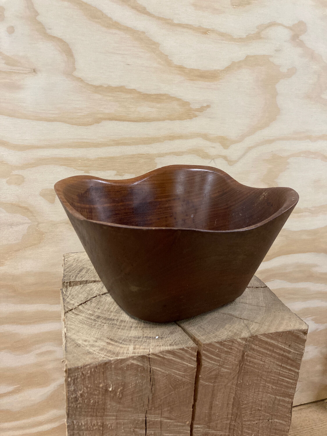 Wooden salad bowl 1970