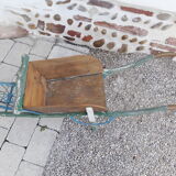 Wooden children's wheelbarrow