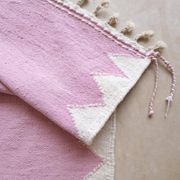 Pink Kilim Rug - 296 x 109 cm