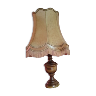 Wooden living room lamp