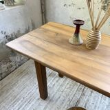 Walnut farmhouse table 2.10m from the 50s