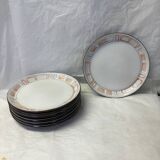 Set of 6 stoneware plates