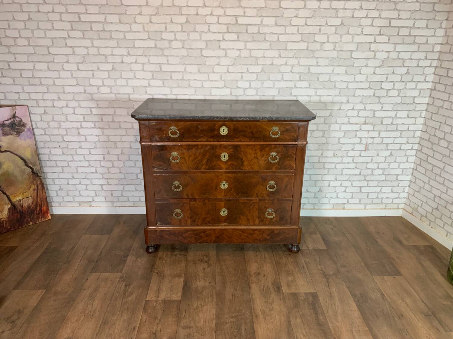 Old empire style chest of drawers