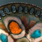 Enamelled metal cut Laurana Rame d'Arte, Italy 60s