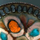 Enamelled metal cut Laurana Rame d'Arte, Italy 60s
