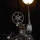 Cinema projector lamp Pathé Lux 1931, atypical industrial.
