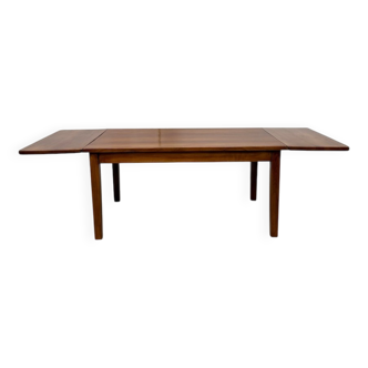 Table de ferme merisier avec allonges 260cm