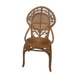 Rattan chair peacock