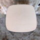 Tabouret formica blanc pieds compas metal chromé vintage