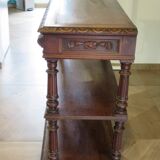 Ancien-Desserte-Console-Meuble de présentation-Henry II-fin xixème