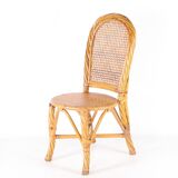 Set of 6 rattan chairs