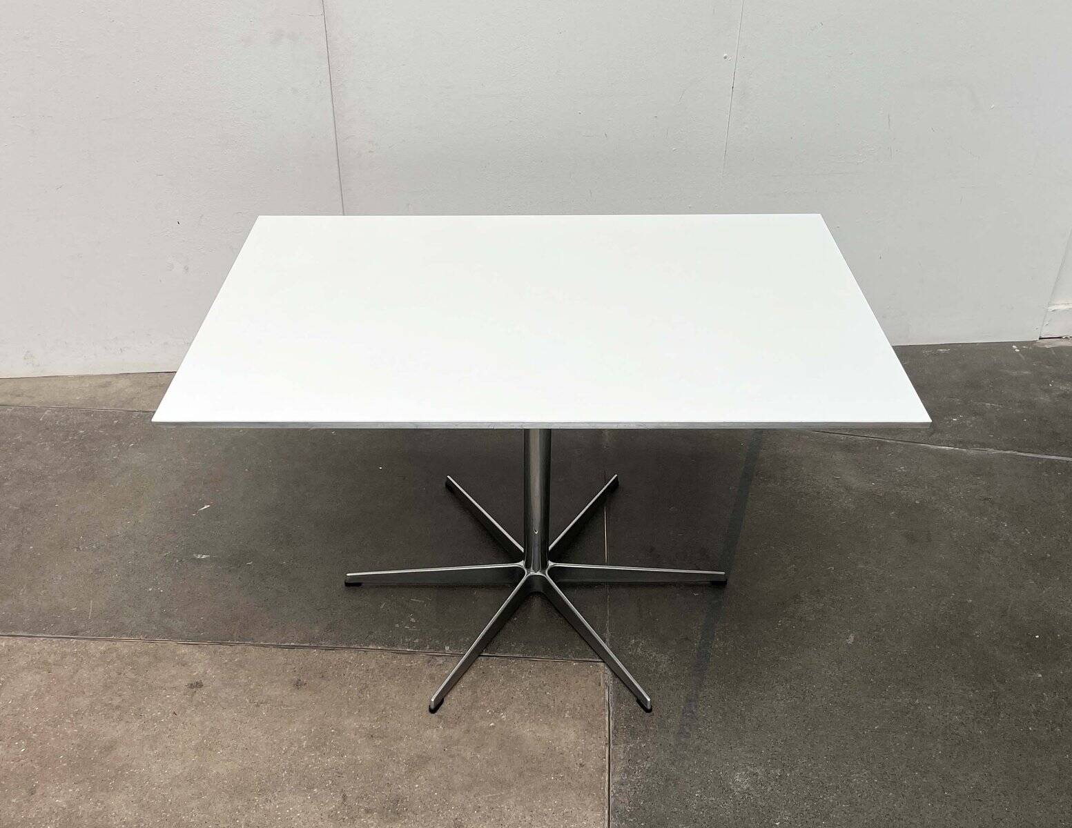 Mid-Century Modern Danish Minimalist Table by Piet Hein, Bruno Mathsson, Arne Jacobsen for Fritz Hansen, 1980s, 1984