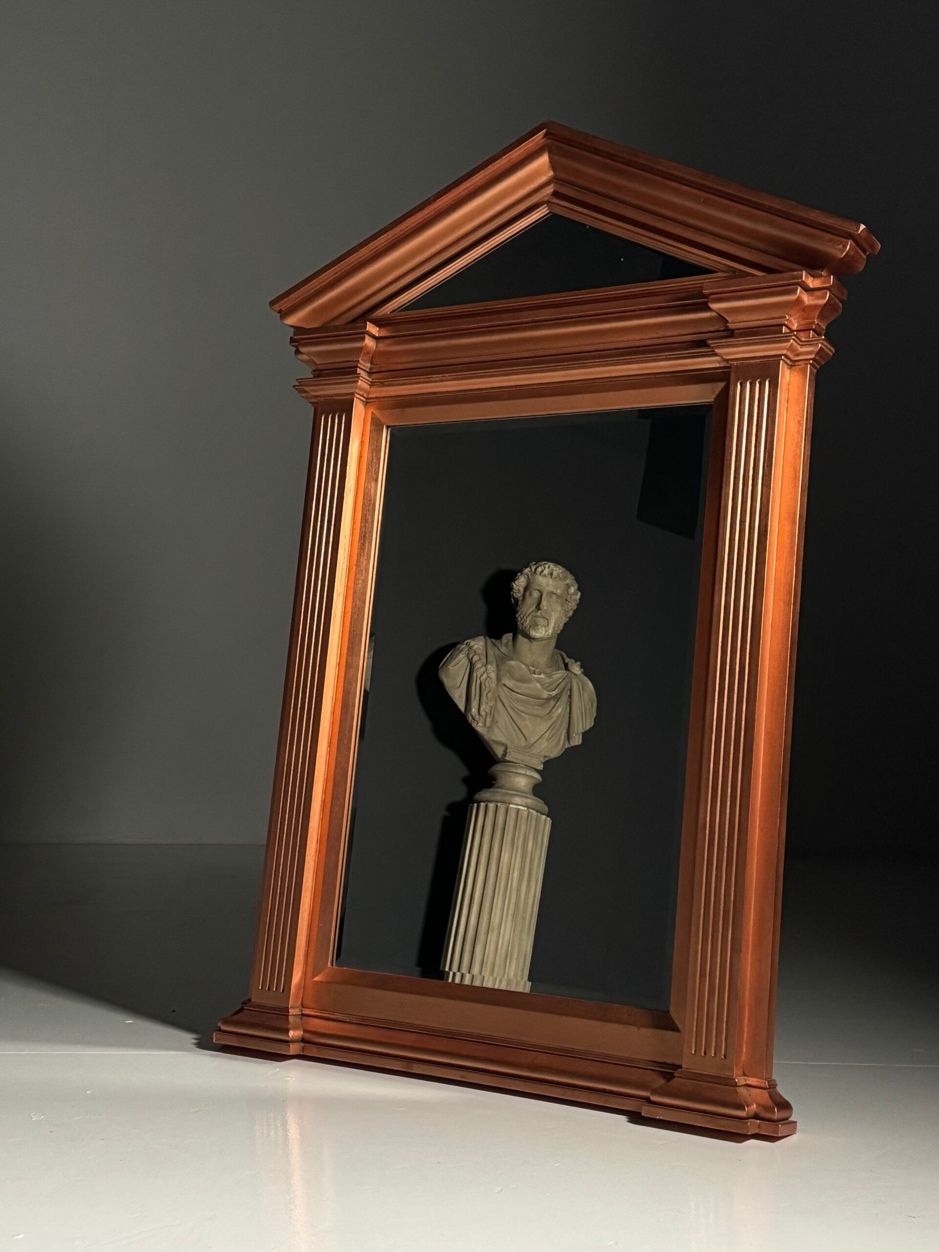 Neoclassical mirror copper colour